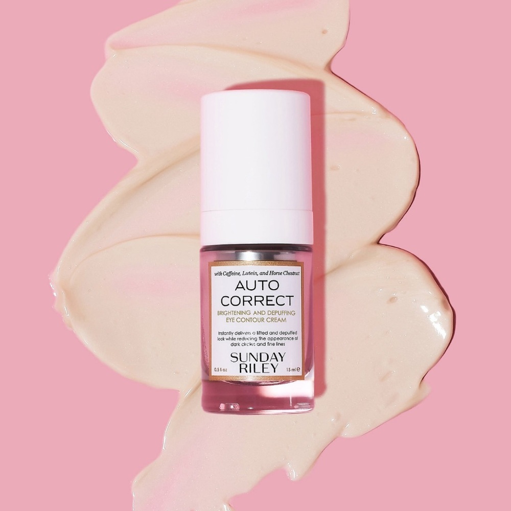 Sunday Riley .5 oz Auto Correct Brightening and Depuffing Eye Contour Cream